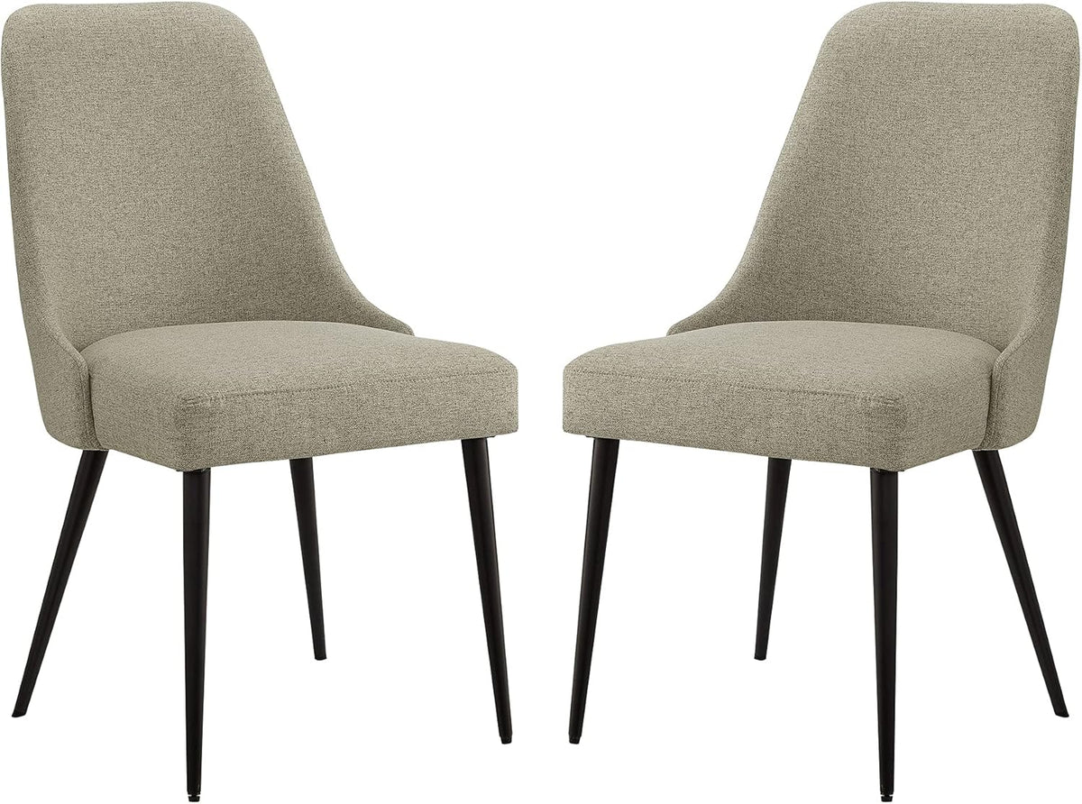 Black PU Set of 2 Dining Chair R808