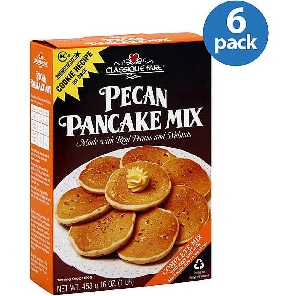 16 oz Pecan Pancake Mix (Pack of 6) N237722