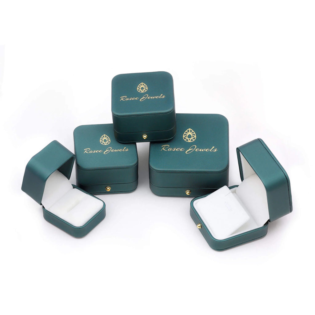 Cushion Cut Lab Grown Emerald Solitaire Ring with Diamond, 14K Yellow Gold, US 9.50 U438353