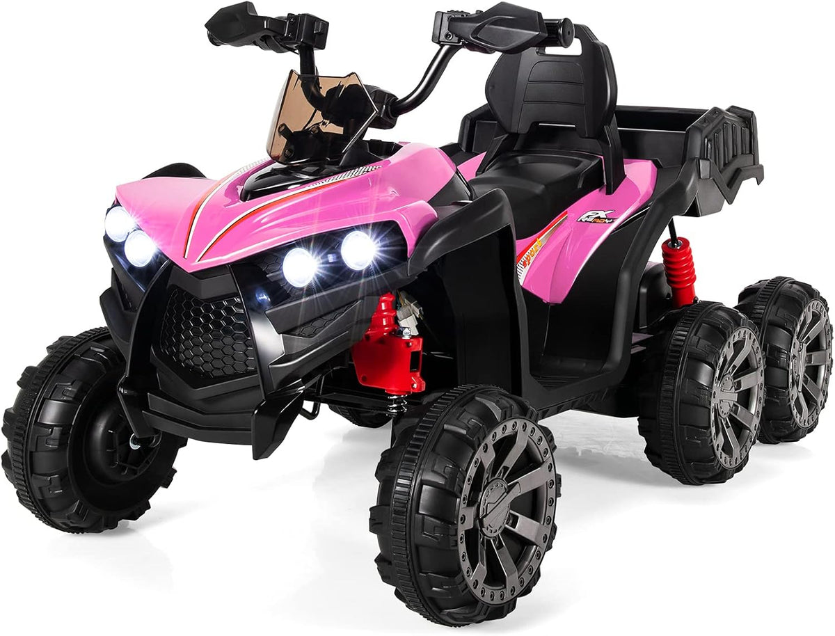 12V Battery Powered 6 Wheels Electric Ride on ATV (Black) Y7622