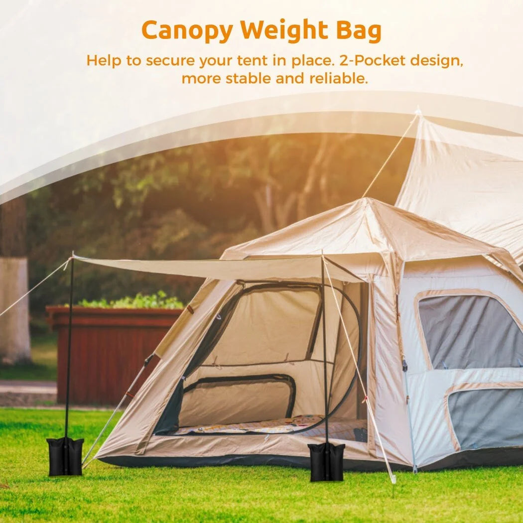 4pcs Weight Bags for Canopy Legs, Heavy Duty Weighted Feet Bags C759