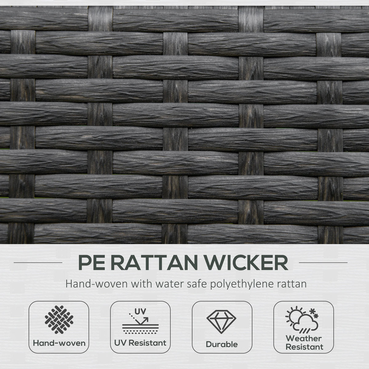 Rattan Rock Chair with Aluminum Frame N165