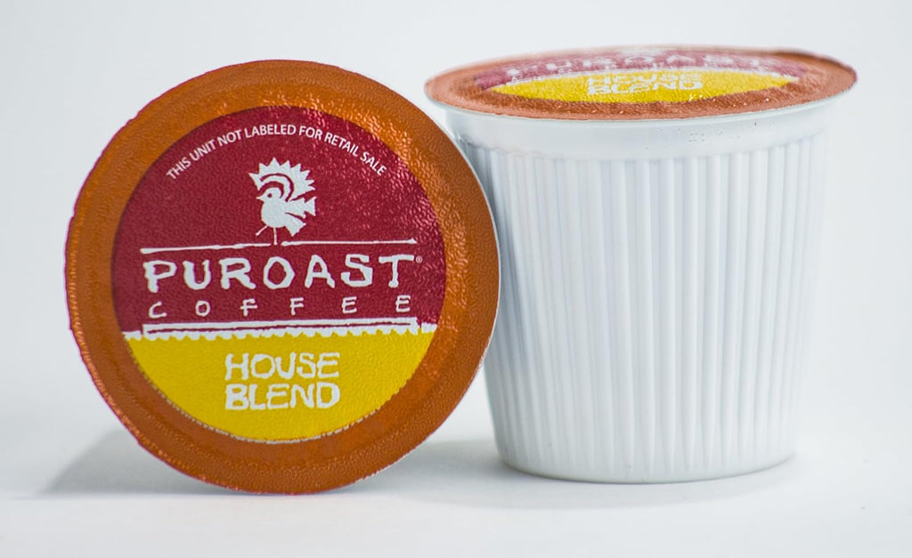 Low Acid Coffee Single-Serve Pods, House Blend, 72 Ct Pack of 2 D24052