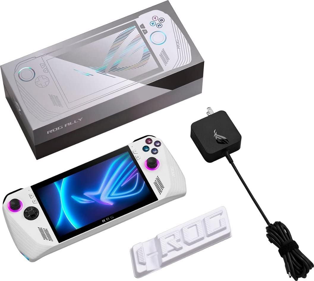 White 7-inch 512GB Gaming Handheld with AMD Ryzen Z1 Extreme Processor Z66995