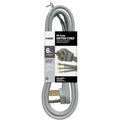 6 Feet 10/3 30 Amp Gray 3-Wire Dryer Cord (4 Pack) E2251