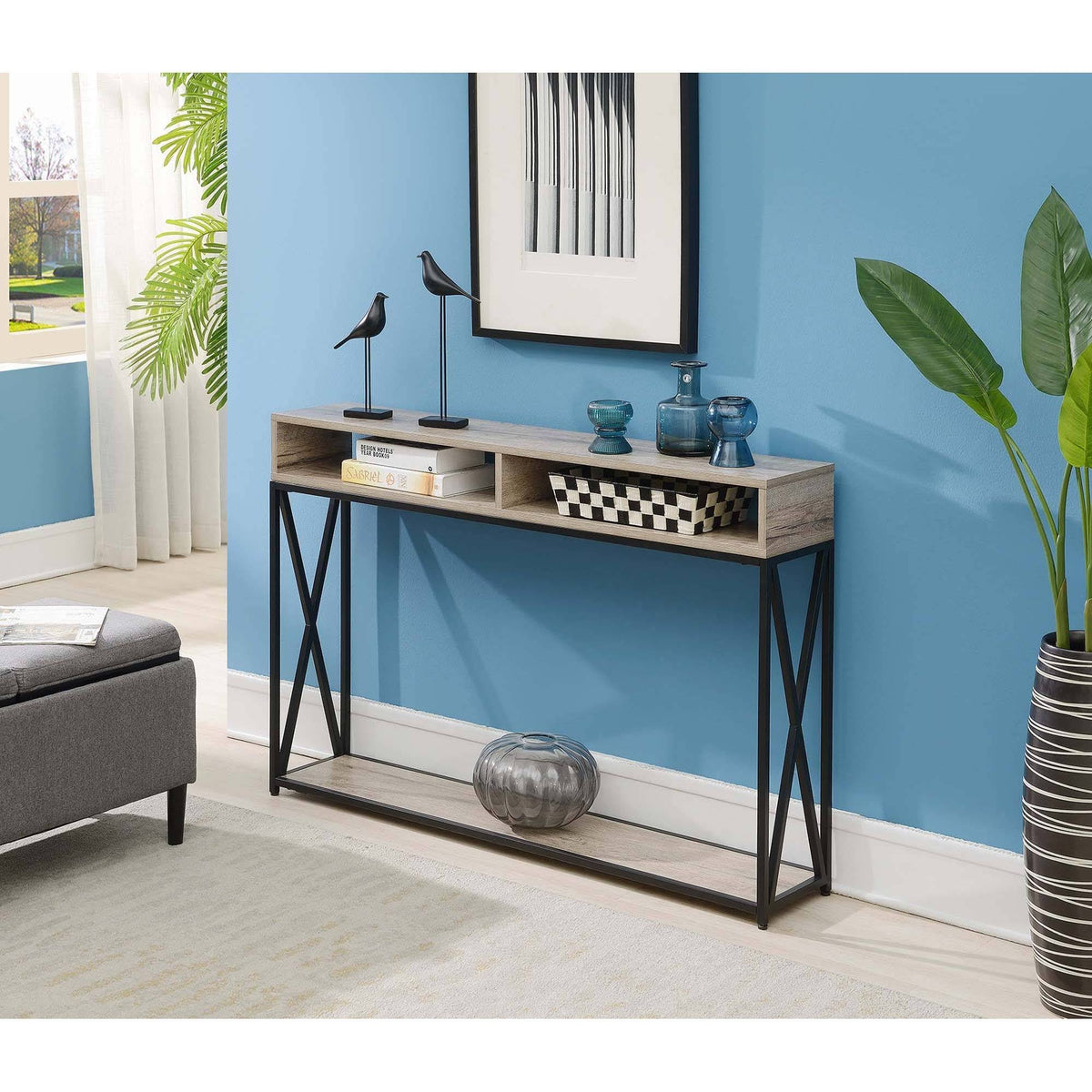 2 Tier Console Table Sandstone H60438