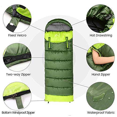 Compact Lightweight Mummy Sleeping Bag for Cold Weather Camping P87780