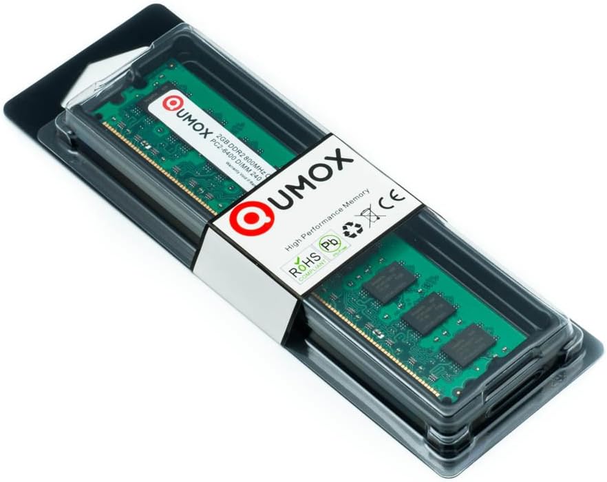 8GB (2X 4GB) DDR2 800MHz PC2-6400 DIMM Desktop Memory O14571