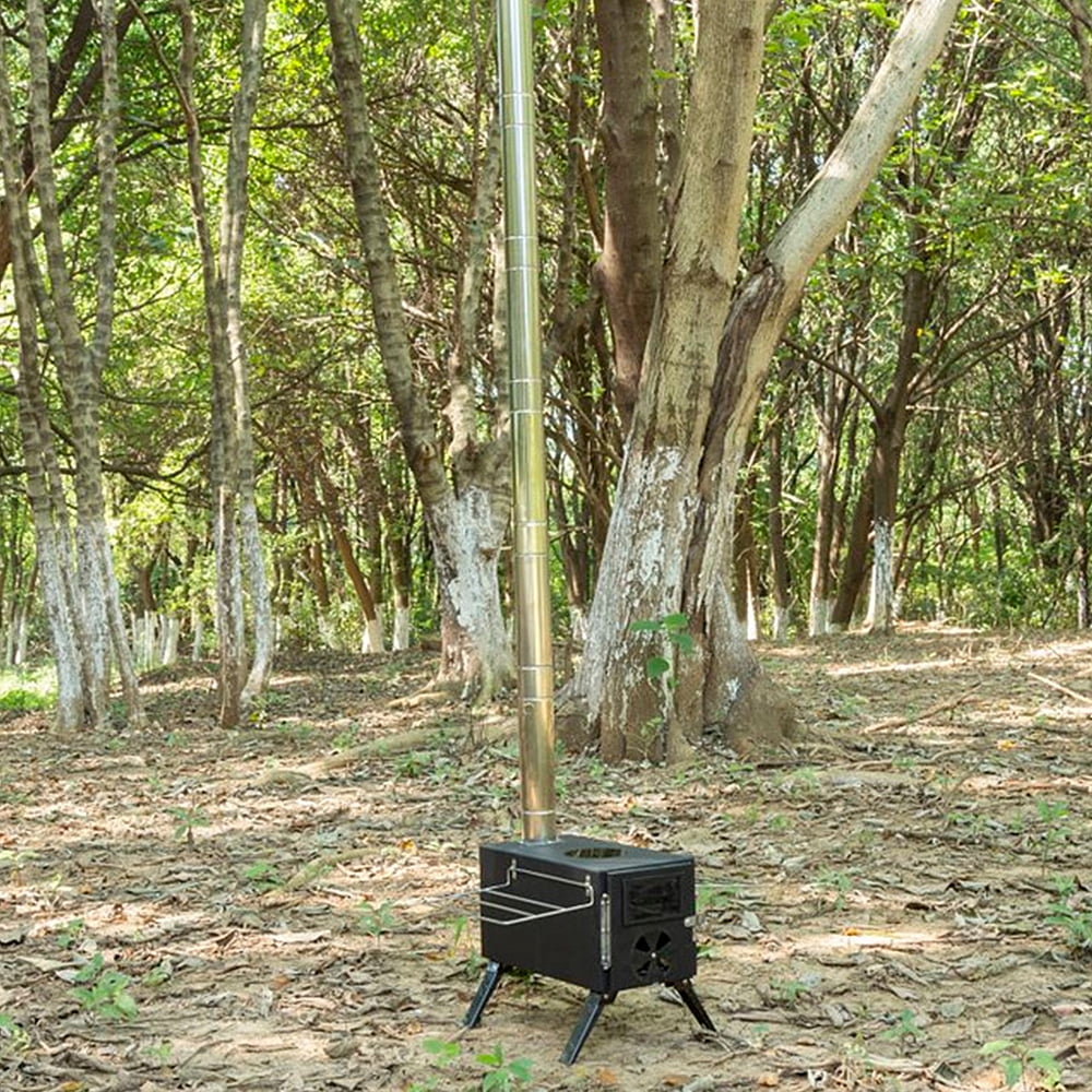 Portable Wood Burning Stove for Cooking and Heating F235740