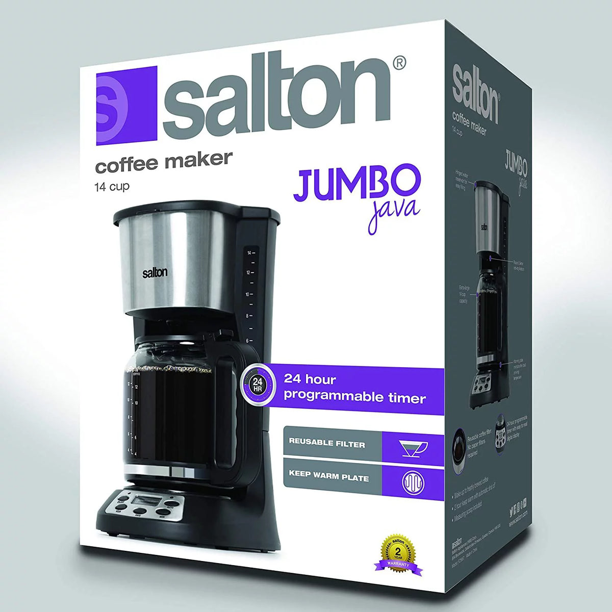 Black 14 Cup Coffee Maker I6734
