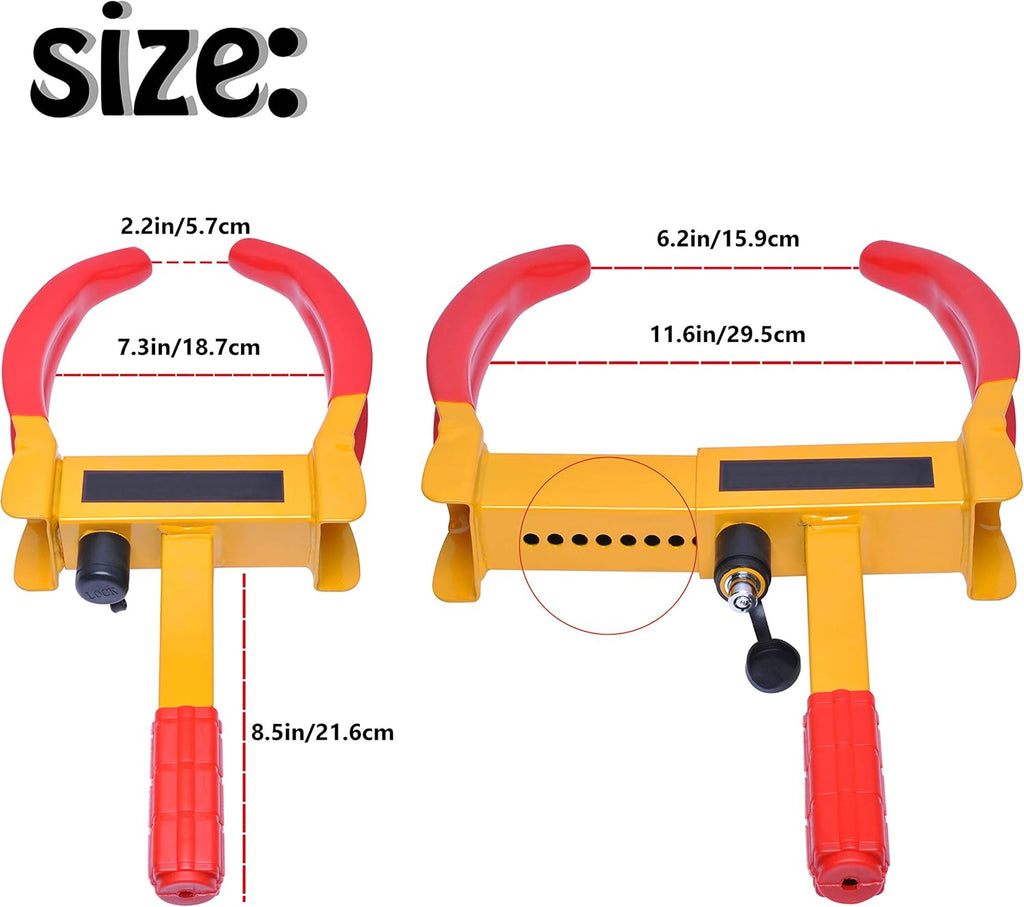 Tire Claw Wheel Lock (2 Pcs) I6683