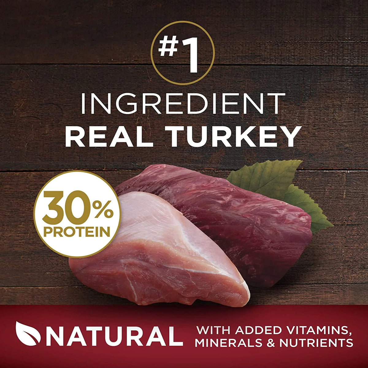 27.5 lb. Dry Dog Food with Real Turkey & Venison M54290