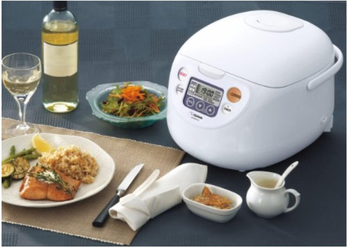 10-Cup Micom Rice Cooker and Warmer with Rice Container Bin N381749