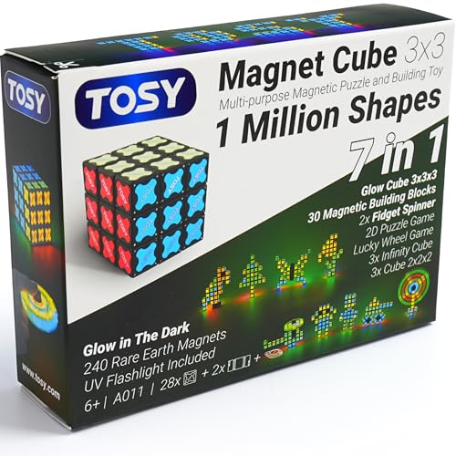 Magnet Cube 3x3 - 240 Magnets, 30 Blocks, 7in1 Toy O78102