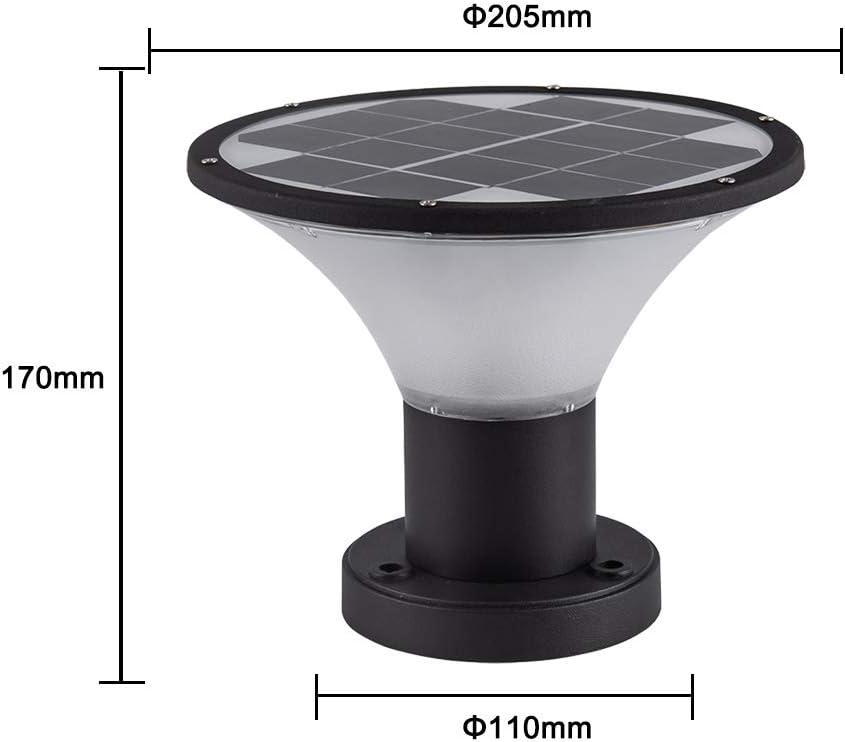 4 Pack Solar Post Cap Lights Q849538