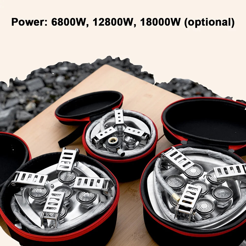 Portable Gas Stove with Electronic Ignition, Foldable Design A2019