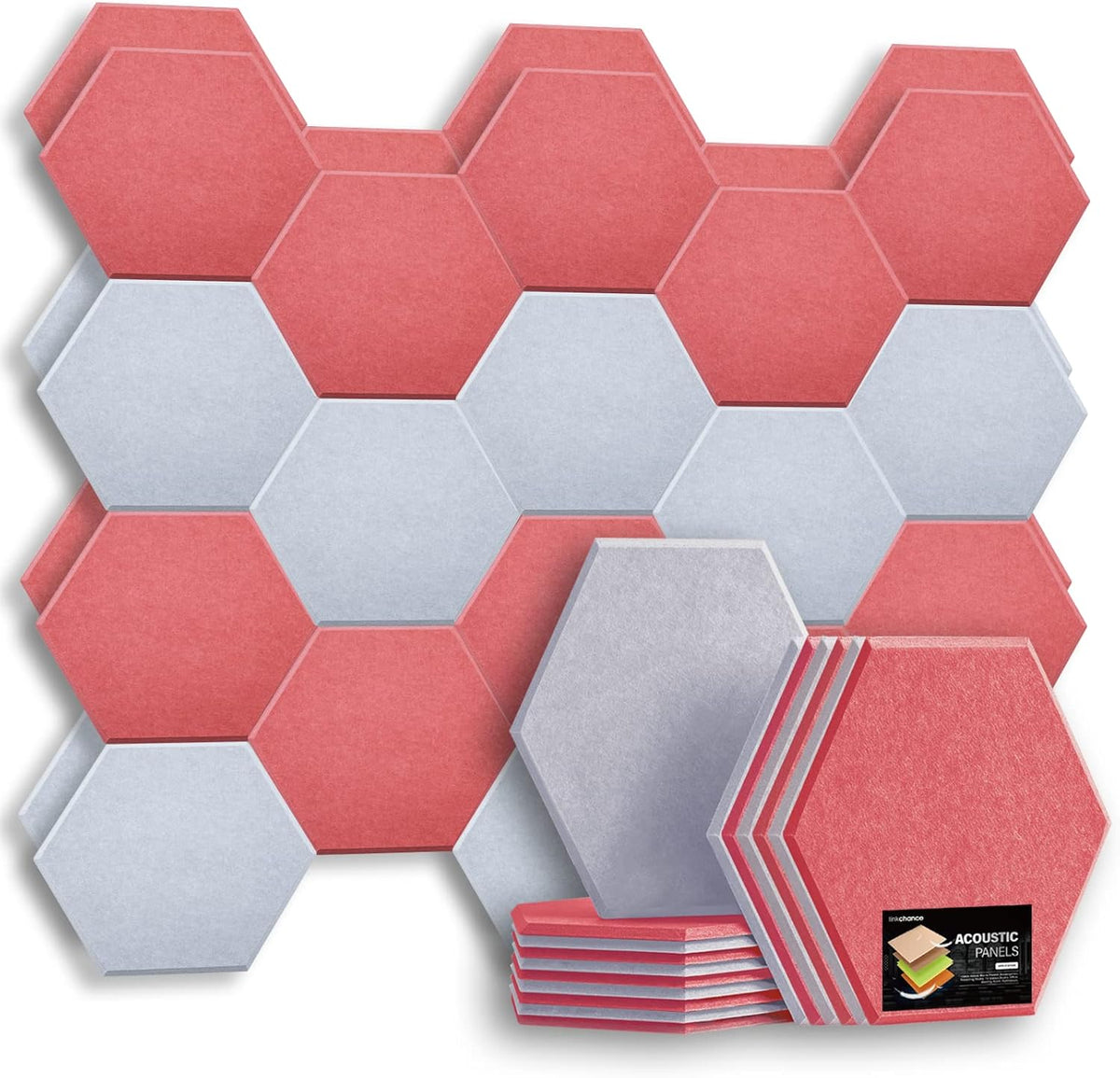 White 12 Pack Acoustic Panels F350