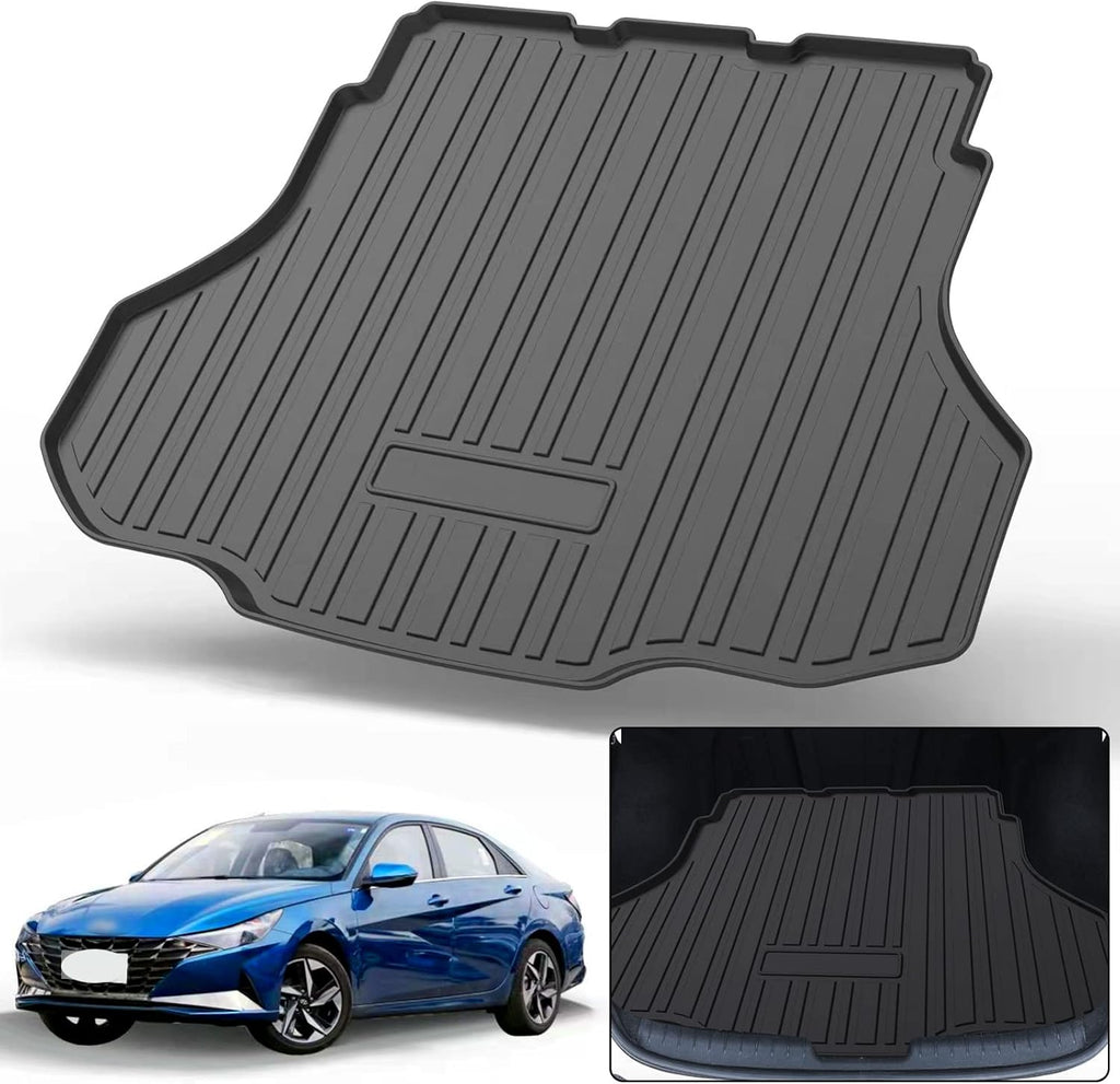 Black TPO Waterproof Rear Cargo Tray Trunk Floor Mat S520
