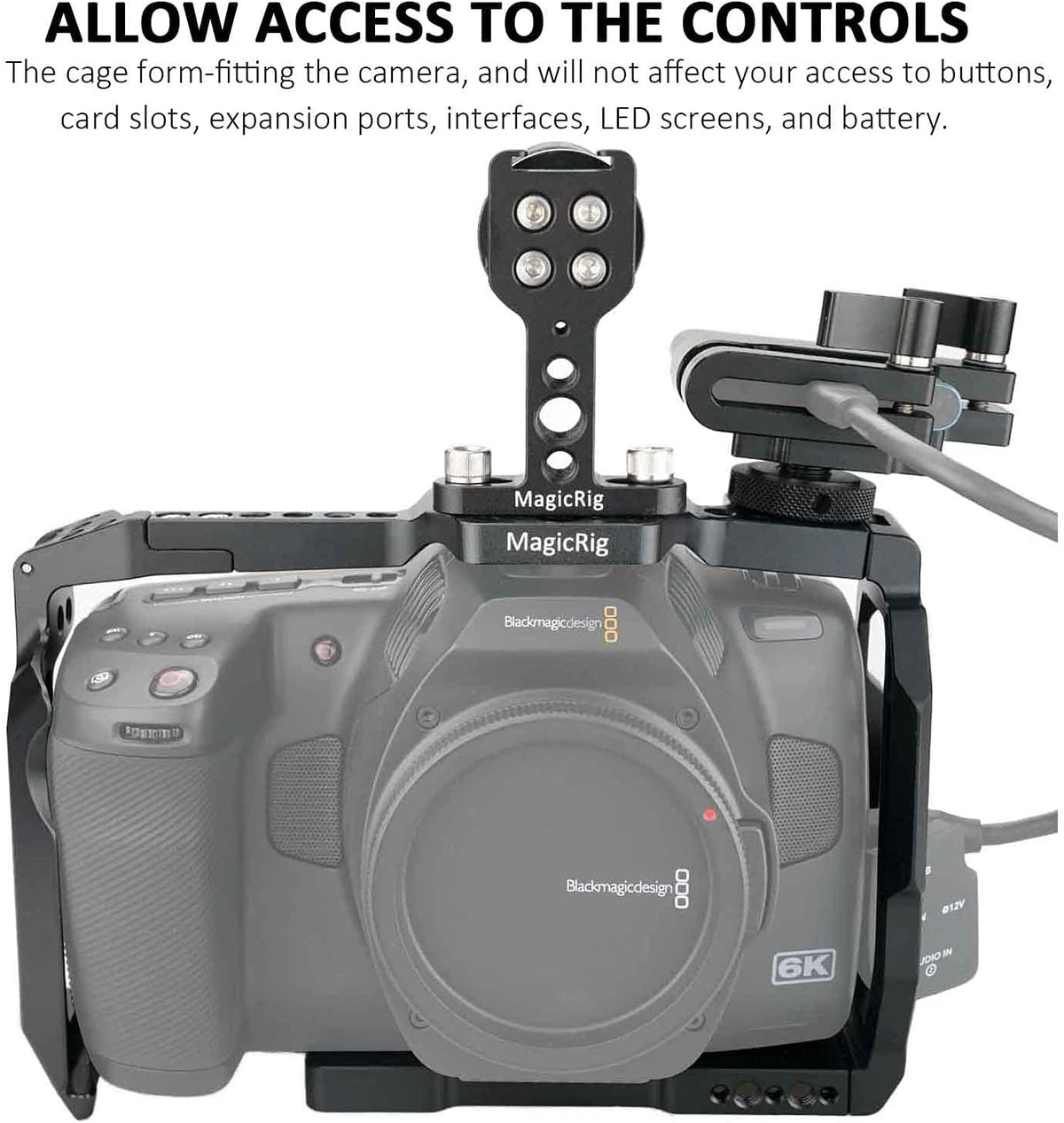 Camera Cage Kit with Top Handle and T5 SSD Mount A58492