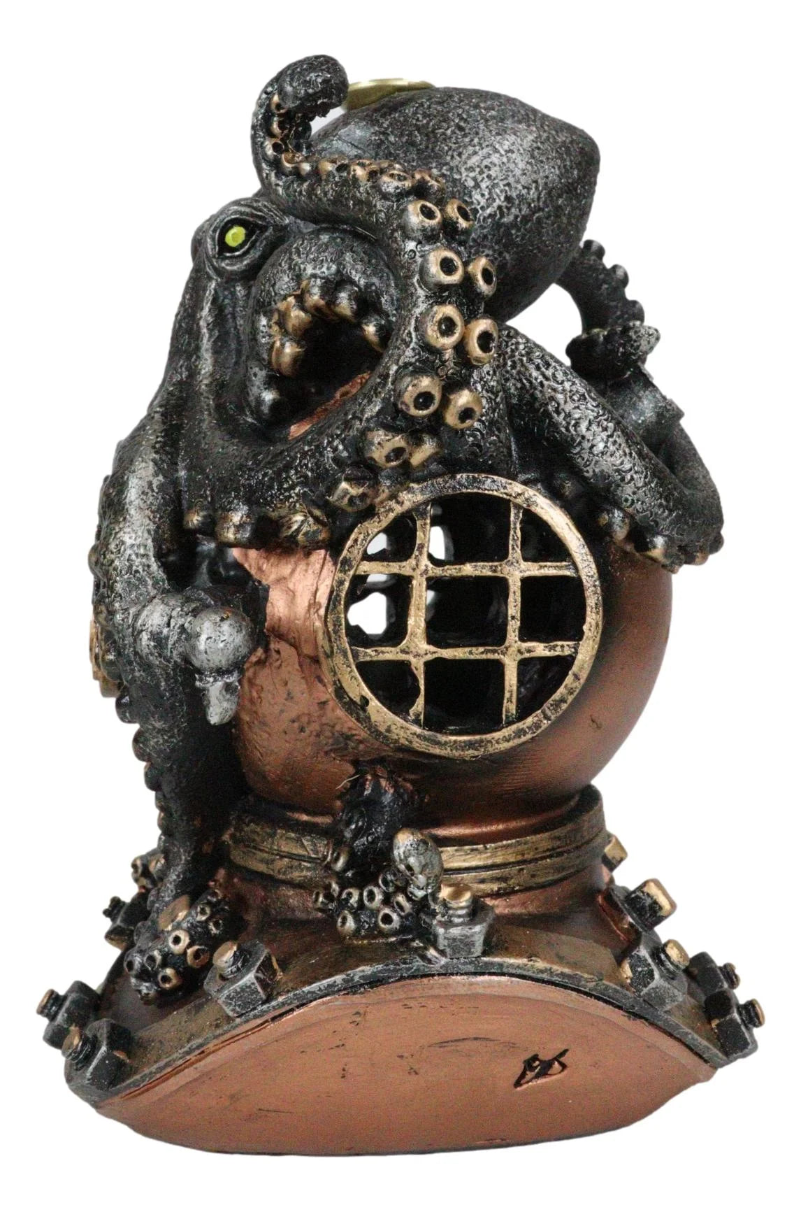 Steampunk Divers Helmet Incense Cone Burner Y888413