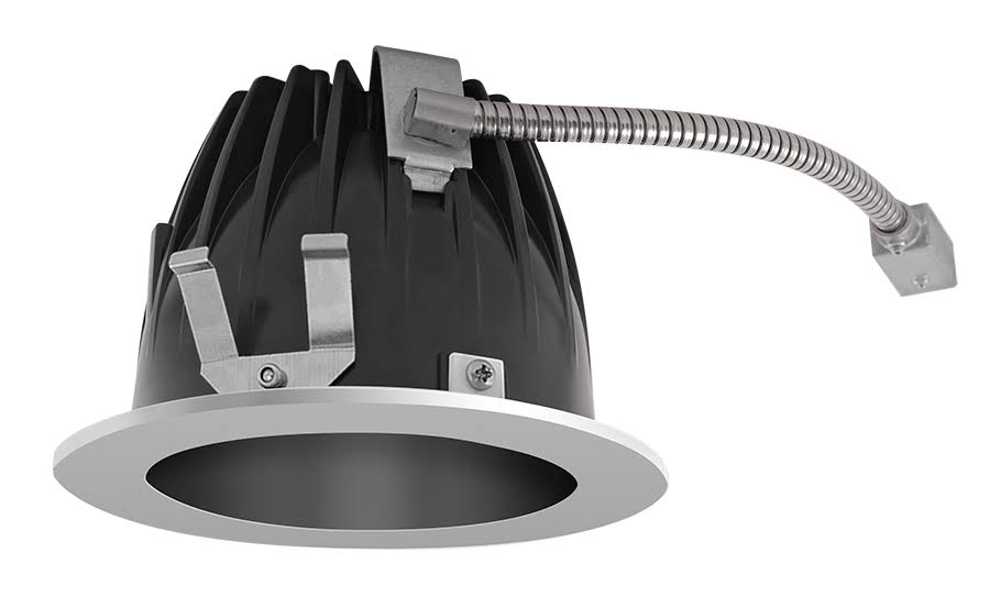 Black Cone Silver Ring LED Trim R42926