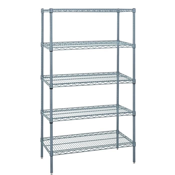 5 Shelf Starter Kit Gray 74 in I451688