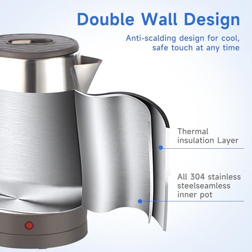 0.8L Stainless Steel Electric Tea Kettle P72590