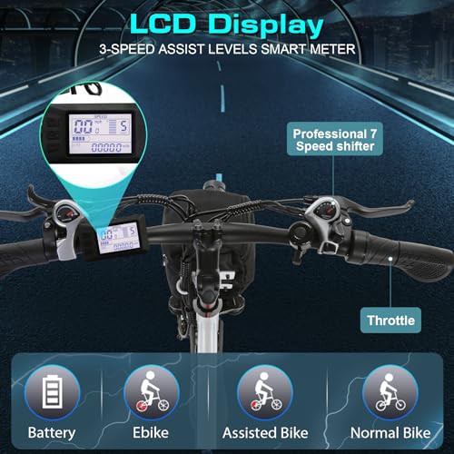 26" 500W Electric Bike with 48V Removable Battery Z48379