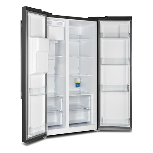 Stainless Steel 36 Inch Side-by-Side Refrigerator and Freezer with 20 Cubic Ft. Capacity S1060