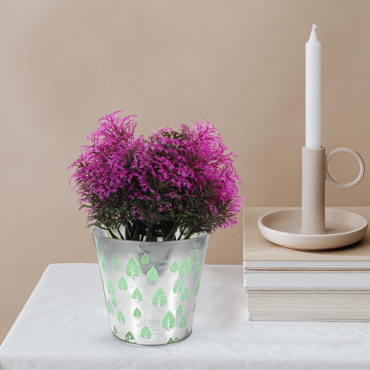 Light Green Tall Plant Stand N4203