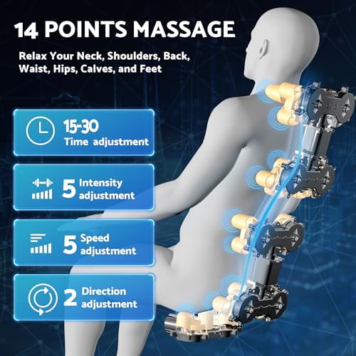 Zero Gravity Full Body Massage Chair with 14 Massage Points O1326