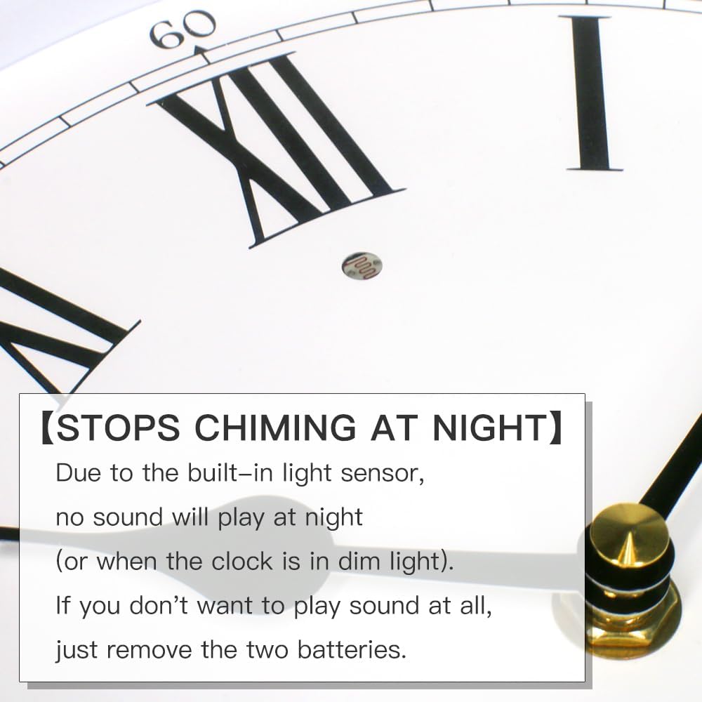 Plastic Pendulum Clock Wood Grain Color H931943