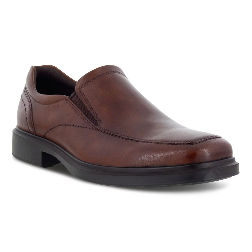 Cognac Leather Slip-on Shoes W7733