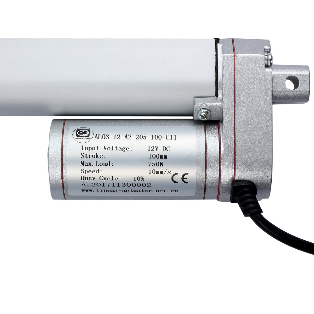Electric Linear Actuator 100mm 4 Inch Heavy Duty DC 12V 750n 160lbs U93055