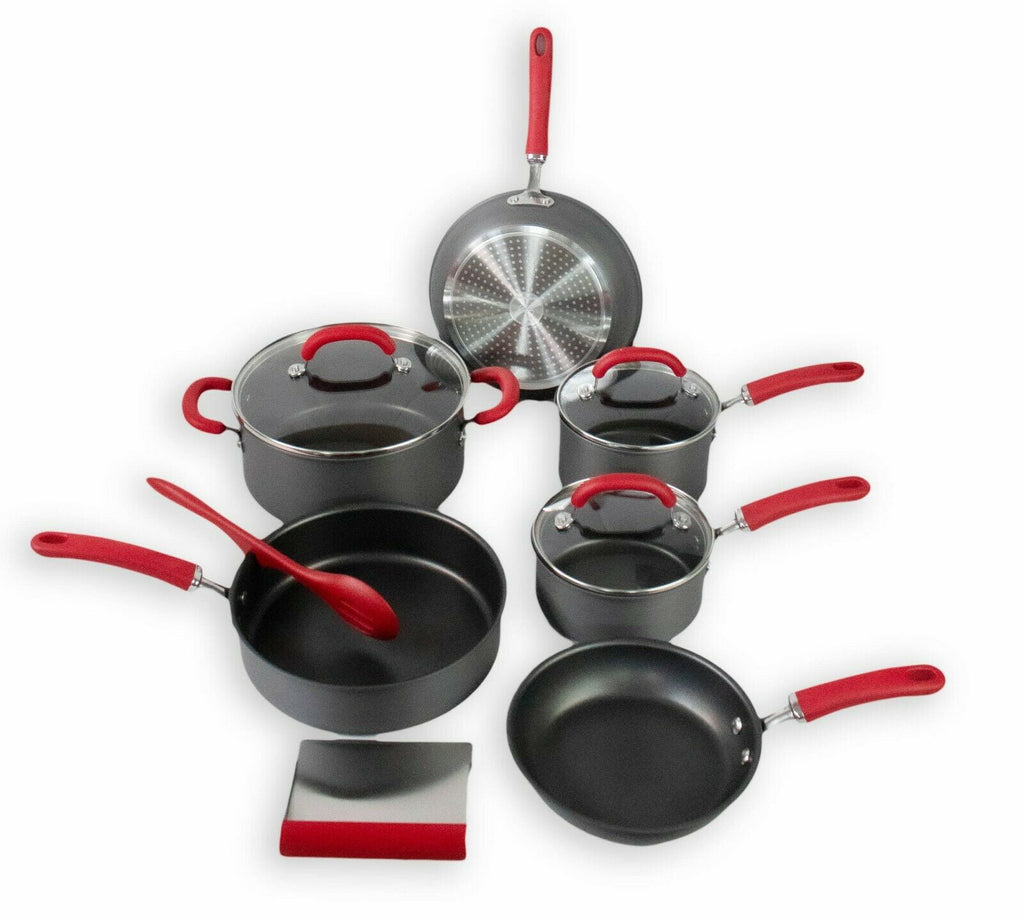 Hard Anodized Nonstick Cookware Pots & Pans Set Z909
