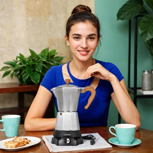 6 or 3cup Electric Espresso Coffee Maker C46935