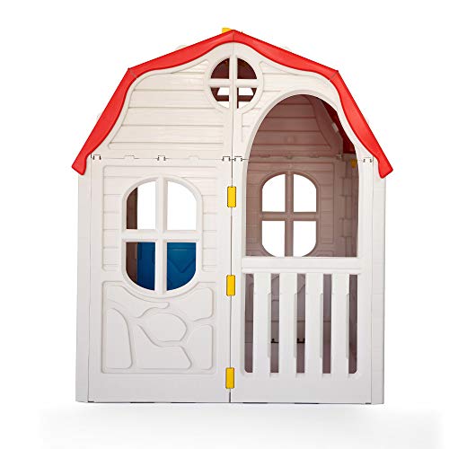 White Plastic Toddler Outdoor Playhouse O63762