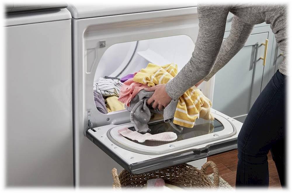 7.4 Cu. ft. Top Load Gas Dryer White N1676
