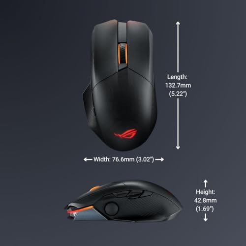 Black Wireless Gaming Mouse X4140