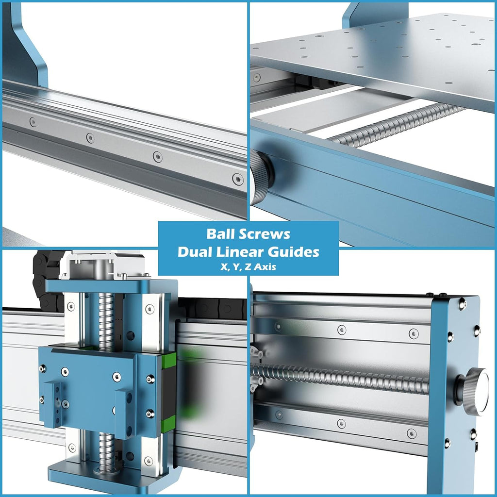 CNC Router Machine with Linear Guide & Ball Screw Motion, 360 x 300 x 12mm F60346