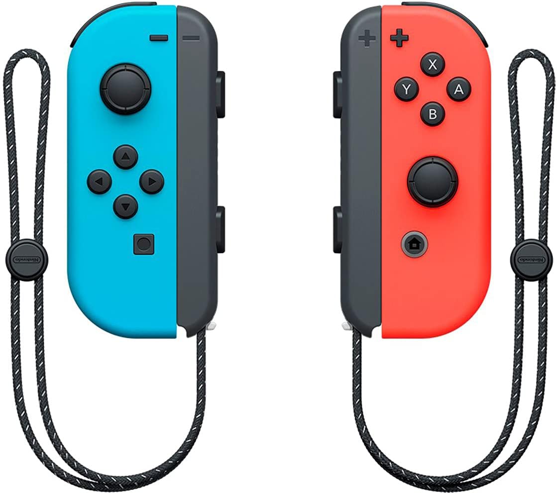 Switch OLED Model with Neon Blue and Red Joy-Con, Black Dock - 7" OLED Touchscreen, 64GB Internal Storage L29715