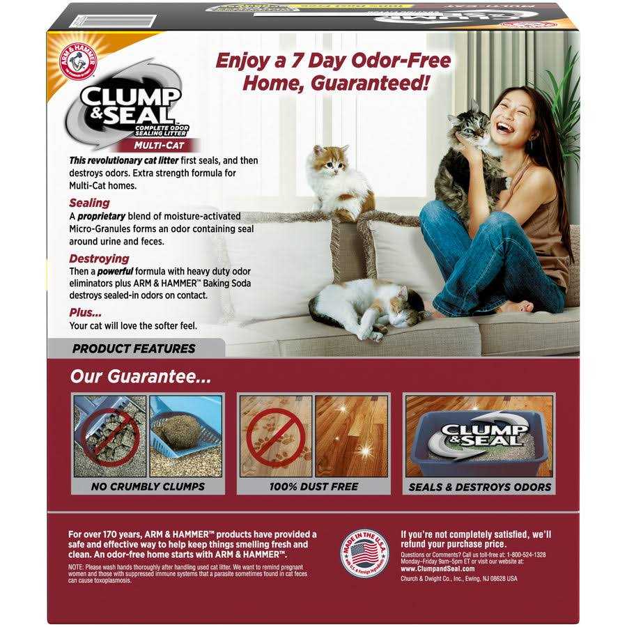Arm Hammer Clump Seal Cat Litter V517014