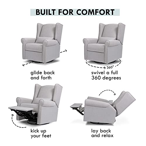 Shadow Grey Recliner and Swivel Glider O9522