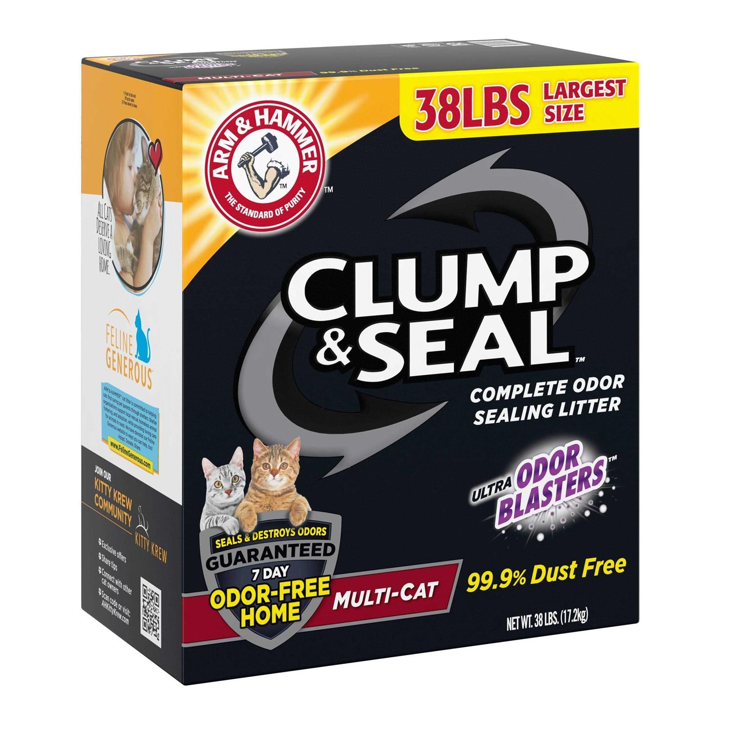 Arm Hammer Clump Seal Cat Litter V517014