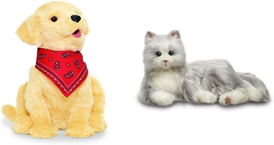 Golden Pup Lifelike Realistic Companion Pets D659