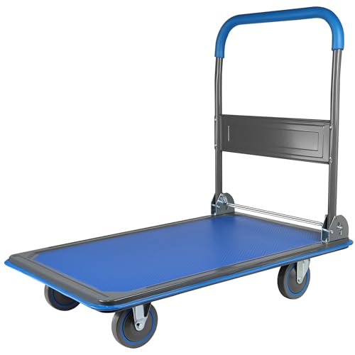 Foldable Push Cart Dolly 330 lbs. Capacity Hand Truck H8715