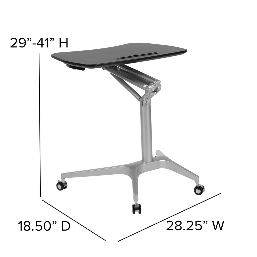 Black Ergonomic Standing Desk A855