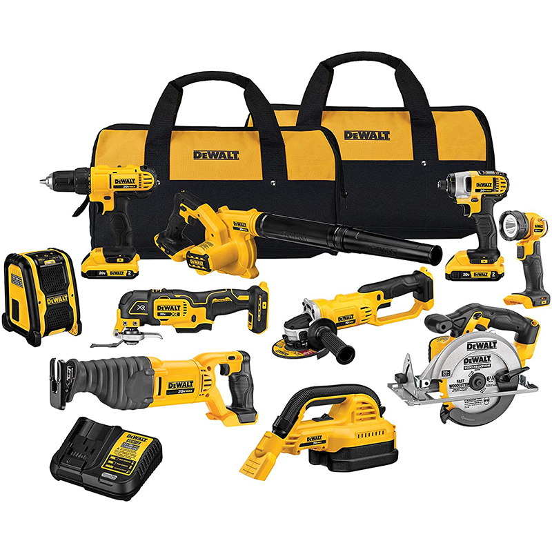 20V Max Cordless Drill Combo Kit, 10-Tool U980428