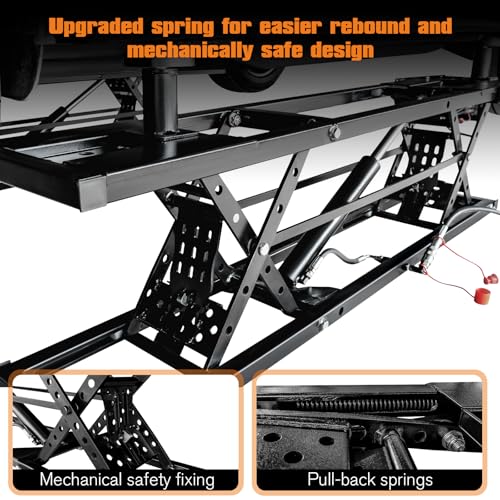 7000 LBS Portable Car Lift with 28" Max Height W5407