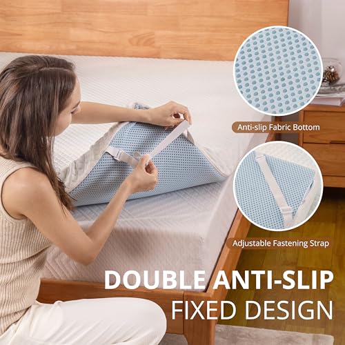 2 Inch Twin Memory Foam Gel Mattress Topper, 38"×75", Medium H4486